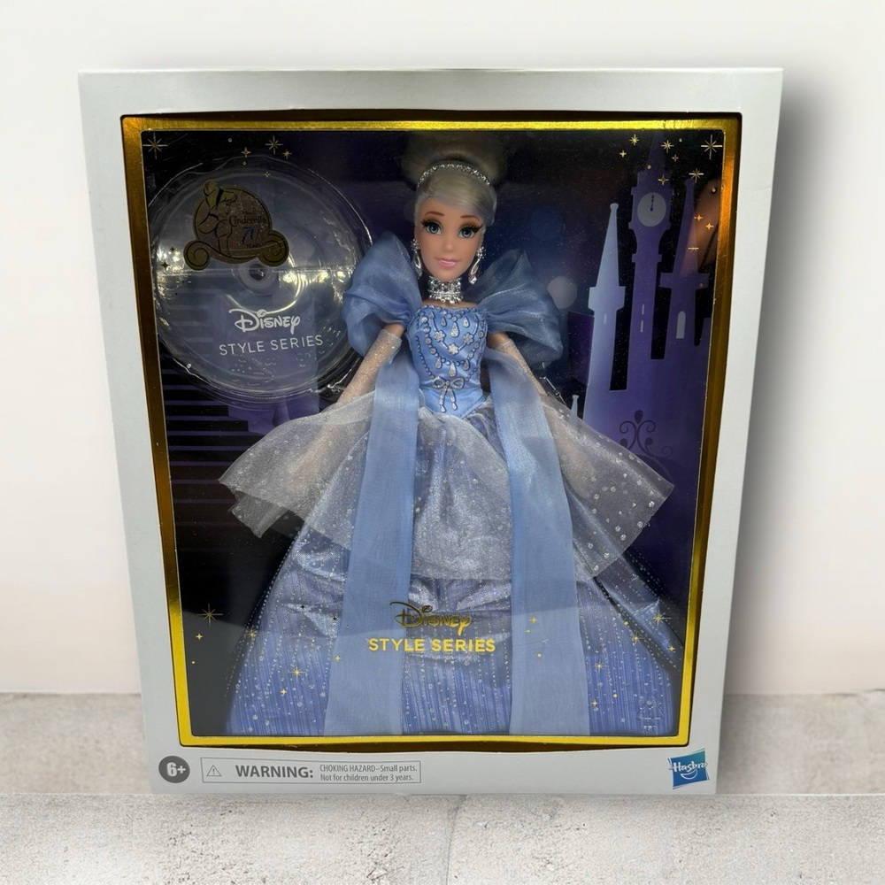 Disney Style Series Cinderella Doll in Sparkling Blue gown 70th Anniversary NIB!